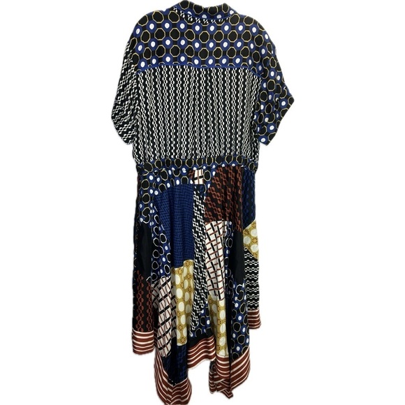 Maeve by Anthropologie Contrast Midi Shirt Dress Size XL - Picture 4 of 15